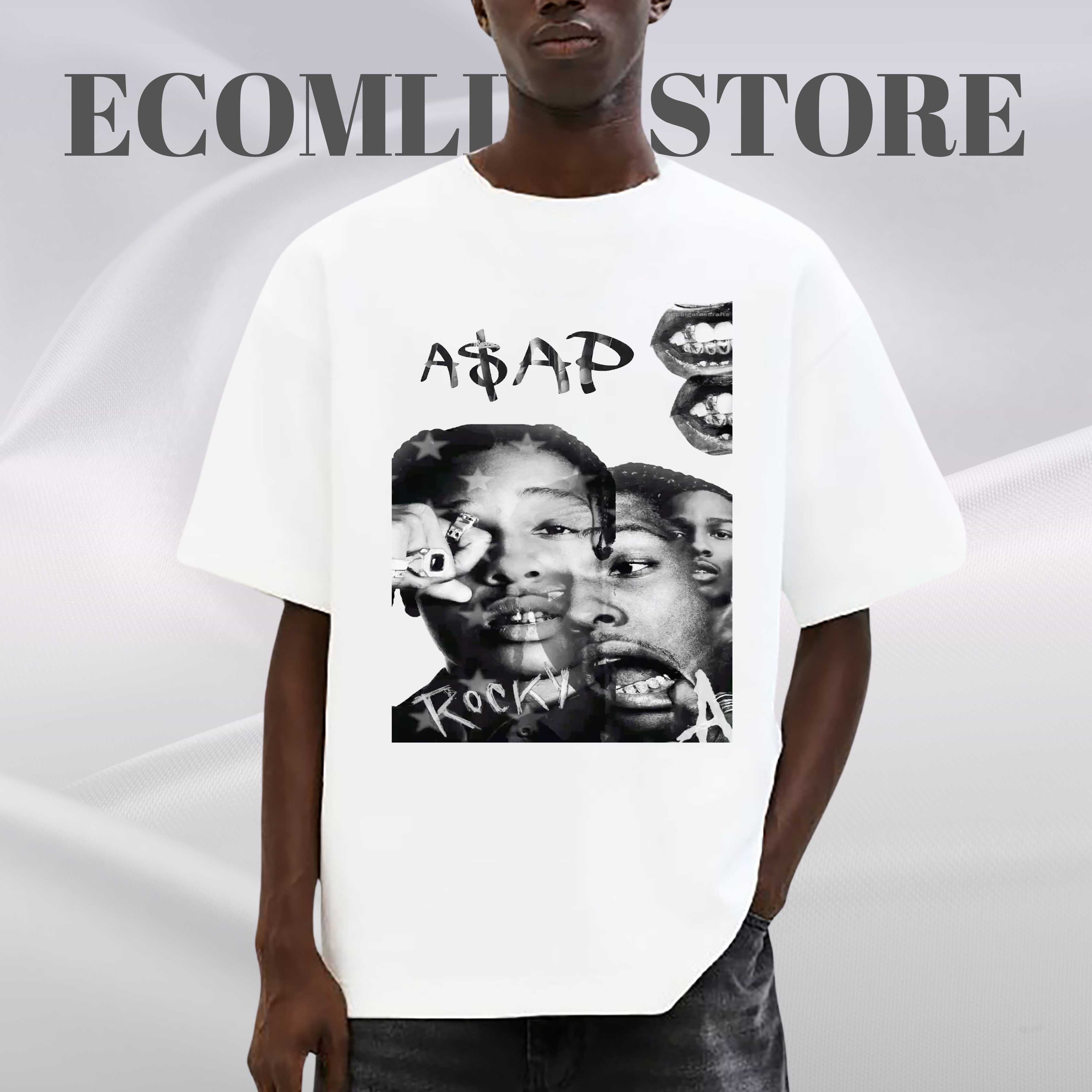 Asap Rocky T-Shirt, Rap Merch, Vintage Unisex Gift